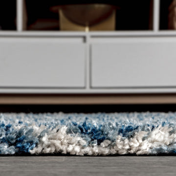 Susa Ogee Moroccan Trellis Shag Area Rug